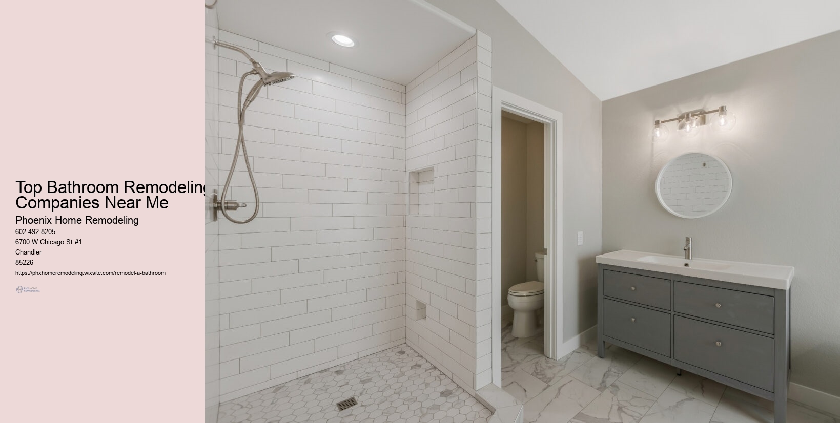 Top Bathroom Remodeling Companies Near Me